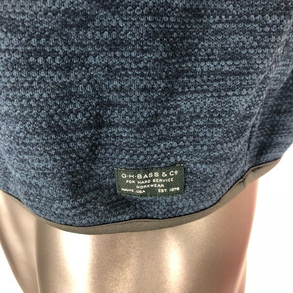 GH Bass men’s pullover fleece size L - Picture 8 of 8